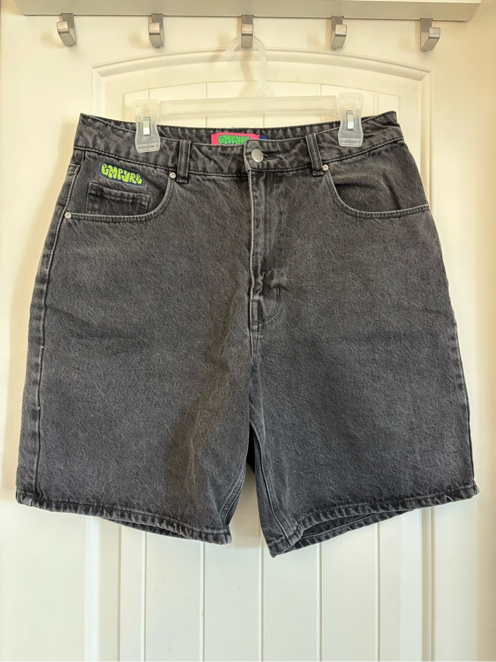 Empyre High-Waisted Black Denim Jean Shorts - Size 9